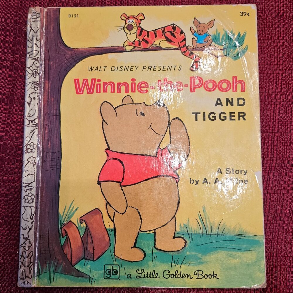 Winnie-the-Pooh and Tigger by  A. A. Milne A Little Golden Book Walt Disney